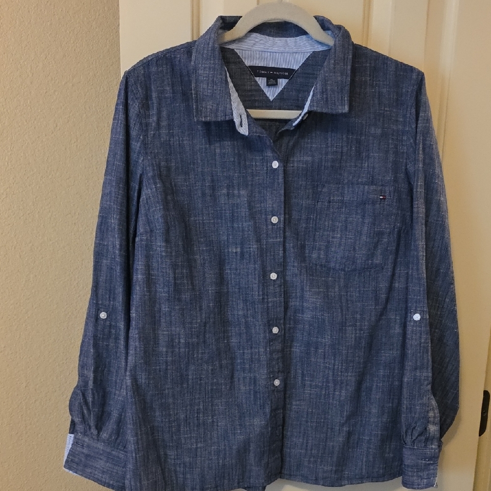 Tommy Hilfiger Denim Blue Casual Shirt